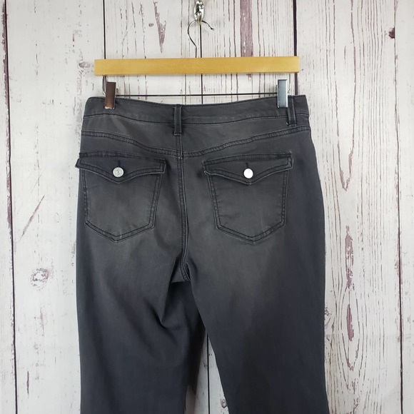 Gloria Vanderbilt All Around Slimming Jeans Womens Size 6 Bootcut Black - Picture 7 of 9